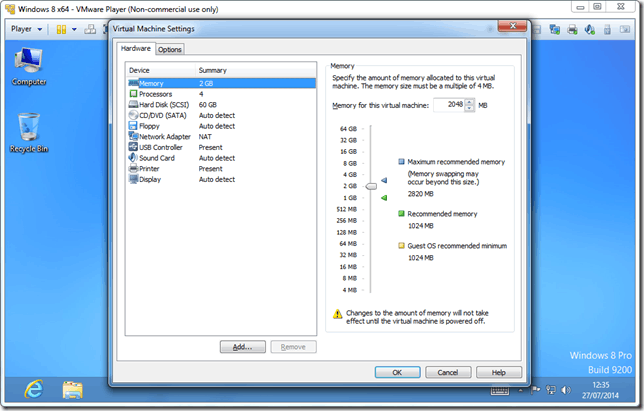 Sharing Host folder with VMWare Player